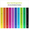 ACROPAQ - 10 x Ringbuch A4 - Schmal, 10 bunte Farben, 2 Produktbild-Vorschau 2