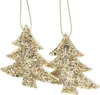 Oblique Unique 2er Set Tannenbaum Anhänger Weihnachten Produktbild-Vorschau 3