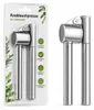 Knoblauchpresse Edelstahl mit ergonomischem Griff & starkem Produktbild-Vorschau 1