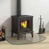Piastra in vetro per camino Trasparente 80 x 60 cm Vetro Anteprima dell’immagine prodotto 3