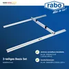 rabo suchý plnič 3-dílný | 2 základní lišty 2m | 1 plynule Náhled obrázku produktu 1
