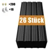 GIHAUVIA 26xTrapezblech 108x42.6 cm Dachblech 11m² inkl Produktbild-Vorschau 1
