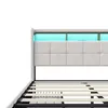 INONEFT Polsterbett 180x200cm mit 4 Schubladen, Jugendbett Produktbild-Vorschau 12