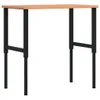 Werkbank 100x60x(71,5-98) cm Massivholz Buche Rechteckig Produktbild-Vorschau 1