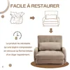Canapé-lit pliable 4 en 1, fauteuil de relaxation et lit Voir les images du produit 9