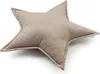 Sternkissen aus Samt, Farbe Latte, 45x45cm, babyfreundlich, Produktbild-Vorschau 2