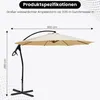 Ampelschirm WASSERDICHT Ampelschirm 3m Marktschirm PVC Produktbild-Vorschau 3