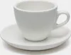 Juego de 6 tazas con platillo de 300 ml, color blanco, de Vista previa de la imagen del producto 3