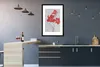 MuchoWow® MuchoWow® Gerahmtes Poster Rote Gladiolen - Piet Produktbild-Vorschau 5