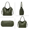 Handtasche 3-Tlg Shopper Schultertasche Geldbörse Damen Produktbild-Vorschau 7