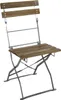 Biergarten Set Klapptisch + 4 Klappstühle Bistroset Stahl Akazienholz 120x70cm Produktbild-Vorschau