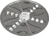 A close-up, top-down view of a food processor disc. Produktbild-Vorschau