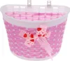 Fahrradkorb Kinder, 20x13x11cm Rosa, Geflochten & Leicht, Produktbild-Vorschau 1