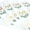 Oblique Unique 24 Danke Sticker goldfarbene Aufkleber für Produktbild-Vorschau 4