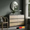 Home Collective Kommode mit 6 Schubladen Kommode Holz Produktbild-Vorschau 1