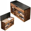 A product shot of a shoe cabinet with storage, shown from two angles. Náhled obrázku produktu