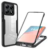 A clear product shot of a phone case and a phone with a case, presented on a white background. Produktbild-Vorschau