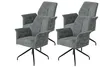 Hela Tische, 4er Set Armlehnstuhl, Sessel Viktoria-Bezug Produktbild-Vorschau 1