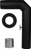CONFUEGO Ofenrohr-Set 2x abgewinkelt (2x 45°) | Premium Produktbild-Vorschau 1