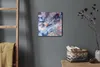 Coloray Uhr auf Leinwand 30x30 cm Wand Uhr Dekoration Produktbild-Vorschau 4