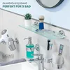 bremermann Bad-Serie LUCENTE Glasablage aus Edelstahl Produktbild-Vorschau 2