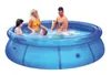 A family is enjoying themselves in an inflatable pool. Produktbild-Vorschau
