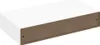 vidaXL Wandregal Hängeregal mit Schubladen 2 Stk. Weiß 48 Produktbild-Vorschau 7
