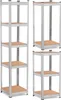 Multiple metal storage racks of different sizes on a white background. Produktbild-Vorschau