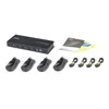 ATEN CS724KM Tastatur/Video/Maus (KVM)-Switch Schwarz Produktbild-Vorschau 5