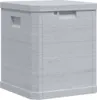 A light gray storage box with a wood grain texture, shown from a three-quarter angle against a white background. Náhled obrázku produktu