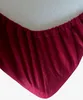 Thermofleece Spannbettlaken 120-130x200 cm Bordeaux Warm Produktbild-Vorschau 2