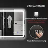 HOMCOM LED-Badezimmerspiegel, Anti-Beschlags-Pad, 3 Produktbild-Vorschau 9