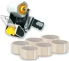 ARLI 6x Klebeband Packband PP 48 mm x 66 m mit Handabroller Produktbild-Vorschau 1