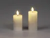 LED Kerze STREIFEN H. 8cm D. 5cm creme mit Timer Formano Produktbild-Vorschau 2