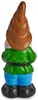 Ibergarden Gartenzwerg-Figur - braune Mutze - Keramik - 50 Produktbild-Vorschau 3