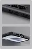 Close-up shots of a black phone case, showing the side buttons and camera cutout. Produktbild-Vorschau