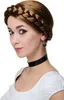 WIG ME UP Perücke Tracht geflochtener Zopf Braun RJ010-P8 Produktbild-Vorschau 1