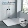 Heilmetz Duschwanne 80x80cm Duschtasse Steinoptik Produktbild-Vorschau 5