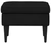 Pouf vidaXL nero 55 x 35 x 41 cm in velluto Anteprima dell’immagine prodotto 3