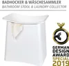 WENKO Badhocker Mod. Wing praktischer Hocker mit Wäschekorb Produktbild-Vorschau 2