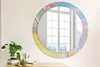 Spiegel Rund mit Aufdruck - Wandspiegel Design Wandmontage Produktbild-Vorschau 2
