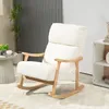 HOMCOM Schaukelstuhl, ergonomisch Schwingsessel, Produktbild-Vorschau 2