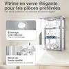 K-Möbel Vitrine suspendue en aluminium / argent (80x60x25 Voir les images du produit 5