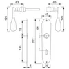 Hoppe Garnitur SchildM112SLN/2021GRT F71 8 BB-72 37-47 Produktbild-Vorschau 2