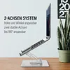 Laptop Ständer Höhenverstellbar mit 360° drehbarer Basis Produktbild-Vorschau 2