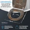 SANILO® WC-Sitz mit Absenkautomatik und Schnellverschluss Produktbild-Vorschau 5