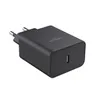 A black USB-C fast charging adapter is shown against a white background. Produktbild-Vorschau