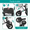 ELONEO Déambulateur pliable avec siège, déambulateur Voir les images du produit 8