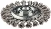 Spazzola metallica GRAPHITE 125 mm x M14, INOX aggraffato Anteprima dell’immagine prodotto 1