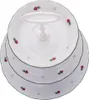 Etagère trois pièces, fleurs roses, Vérone, porcelaine G. Voir les images du produit 2